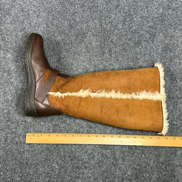 Born Helga Winter Boots Women's Size 9 Brown Shearling Lined Tall Outdoor Snow - Picture 13 of 16